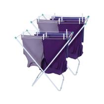 Kit 2 Varal de Chão Retrátil Slim Mor Kit 2 Varal de Chão Retrátil Slim Mor