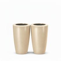 Kit 2 Vaso Para Plantas Classic Conico Cor:Ferrugem Kit 2 Vaso Para Plantas Classic Conico Cor:Ferrugem
