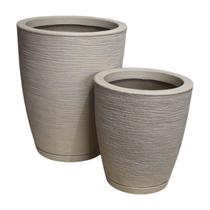 Kit 2 Vasos Coluna Bojo Escovado 1, JGRT14 Kit 2 Vasos Coluna Bojo Escovado 1, JGRT14