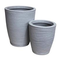 Kit 2 Vasos Coluna Bojo Escovado 1, JGRT14 Kit 2 Vasos Coluna Bojo Escovado 1, JGRT14