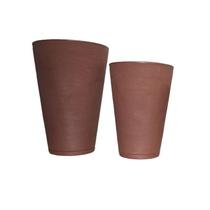 Kit 2 Vasos Coluna Escovada 3,4 Cód. JGRT09