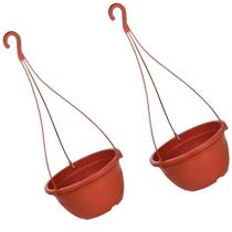 Kit 2 Vasos De Pendurar Suspensos Pra Plantas Cuia 21cm Mesa Kit 2 Vasos De Pendurar Suspensos Pra Plantas Cuia 21cm Mesa