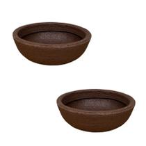 Kit 2 Vasos de Planta Mini Cuia 22x9cm Vaso Decorativo em Polietileno Resistente, Ideal para Pequenas Plantas, Suculentas, Flores e Mini Hortas Kit 2 Vasos de Planta Mini Cuia 22x9cm Vaso Decorativo em Polietileno Resistente, Ideal para Pequenas Plantas, Suculentas, Flores e Mini Hortas