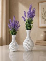 Kit 2 vasos espiral decorativo Kit 2 vasos espiral decorativo