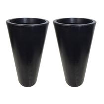 Kit 2 Vasos Grandes 52cm De Polietileno Para Plantas e Flores