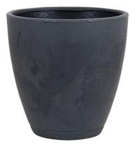 Kit 2 Vasos Naterial Samba Preto 44 Cm Com Prato Kit 2 Vasos Naterial Samba Preto 44 Cm Com Prato