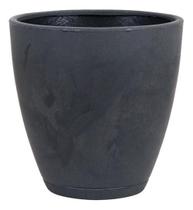 Kit 2 Vasos Naterial Samba Preto 44 Cm Com Prato Kit 2 Vasos Naterial Samba Preto 44 Cm Com Prato