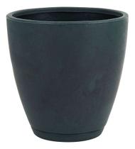 Kit 2 Vasos Naterial Samba Verde Com Prato 28 E 35 Cm