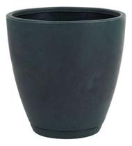 Kit 2 Vasos Naterial Samba Verde Com Prato 28 E 35 Cm