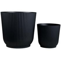 Kit 2 Vasos Para Planta Cachepot Decorativo de Mesa Kit 2 Vasos Para Planta Cachepot Decorativo de Mesa