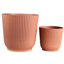 Kit 2 Vasos Para Planta Cachepot Decorativo de Mesa