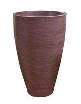 Kit 2 Vasos Planta 65x40 + 45x30 Oval Moderno Polietileno