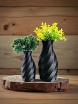 Kit 2 Vasos Rústicos Decorativos Modernos para Sala, Quarto, Escritório e Casa, ideal para Flores Ar