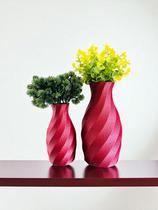 Kit 2 Vasos Rústicos Decorativos Modernos para Sala, Quarto, Escritório e Casa, ideal para Flores Ar Kit 2 Vasos Rústicos Decorativos Modernos para Sala, Quarto, Escritório e Casa, ideal para Flores Ar