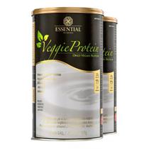 Kit 2 Veggie Protein Neutro 450g Amêndoa e Ervilha Essential