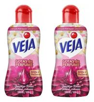 Kit 2 Veja Gotas de Perfume Quartzo Rosa Jasmim Concentrado 100ml Kit 2 Veja Gotas de Perfume Quartzo Rosa Jasmim Concentrado 100ml