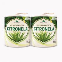 Kit 2 Vela Aromática Perfumada Cheirosa Decorativa 130g 72 horas Diversos Aromas