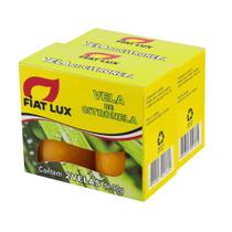 Kit 2 Vela De Citronela Fiat Lux Caixa Com 2 Unidades Cada Kit 2 Vela De Citronela Fiat Lux Caixa Com 2 Unidades Cada