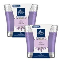 Kit 2 Vela Perfumada Relax Lavender Glade Home Fragrance 96g cada Kit 2 Vela Perfumada Relax Lavender Glade Home Fragrance 96g cada