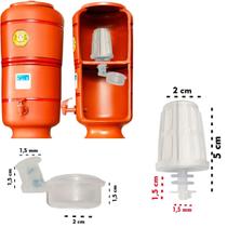 Kit 2 Vela Refil Filtro Talha Barro Gravidade Carvão Ativado Kit 2 Vela Refil Filtro Talha Barro Gravidade Carvão Ativado