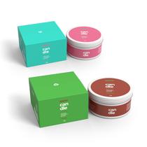 Kit 2 Velas Beijáveis para Massagem Morango e Chocolate