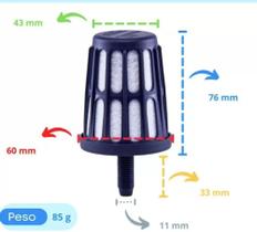 kit 2 Velas Com Carvão Ativado para Filtros de Barro ou Alumínio