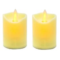 Kit 2 Velas Led Eletrônica Decorativa Simula Luz Acesa Kit 2 Velas Led Eletrônica Decorativa Simula Luz Acesa