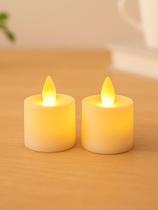 Kit 2 Velas LED Luz Amarela Suave Decoração Festa Casa Kit 2 Velas LED Luz Amarela Suave Decoração Festa Casa