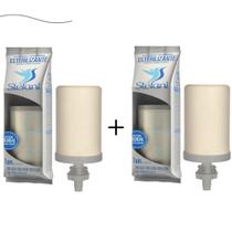 Kit 2 Velas P/ Filtro De Barro Stéfani Tripla Ação Envio24h Mais vendida