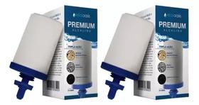 Kit 2 velas para filtro oasis alcalina tripla ação premium