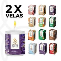 Kit 2 Velas Perfumadas Aromatizador Ambiente - Diversos Aromas