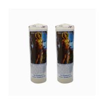 Kit 2 velas São Sebastião - velas prata