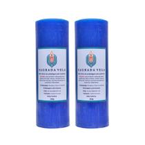 Kit 2 velas votiva 7 dias 260g (azul escura)