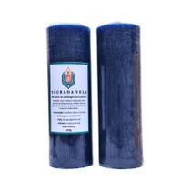 Kit 2 velas votiva 7 dias 260g (azul marinho)