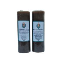 Kit 2 velas votiva 7 dias 260g (marrom) Kit 2 velas votiva 7 dias 260g (marrom)