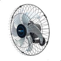 Kit 2 Ventilador 6 Pás Bivolt Oscilante 50cm Cor Preto