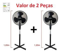Kit 2 Ventilador De Coluna 40cm 110v 220v Silencioso Potente Kit 2 Ventilador De Coluna 40cm 110v 220v Silencioso Potente