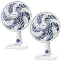 Kit 2 Ventiladores de mesa 30 cm 6 pás 3 velocidades Super Power- VSP-30-W (110V) Kit 2 Ventiladores de mesa 30 cm 6 pás 3 velocidades Super Power- VSP-30-W (110V)