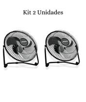 Kit 2 Ventiladores De Mesa Com USB Alfacell 4 polegadas