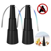 Kit 2 Ventiladores de Mesa Repelentes Espanta Mosca Portátil Ideal para Casa e Churrasco Kit 2 Ventiladores de Mesa Repelentes Espanta Mosca Portátil Ideal para Casa e Churrasco