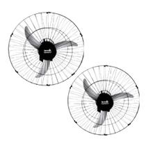 Kit 2 Ventiladores Parede Tufão Sprint 60cm M3 Bivolt