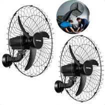 Kit 2 Ventiladores Ventisol 127V Ideal Escola Igreja Galpão Academia