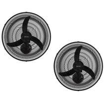 Kit 2 Ventiladores Ventisol Osc Parede 50cm New Pr - 110v