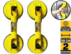 Kit 2 Ventosas Dulpas P/ Vidro, Mármore E Chapas 90kg Fertak 9012 Kit 2 Ventosas Dulpas P/ Vidro, Mármore E Chapas 90kg Fertak 9012