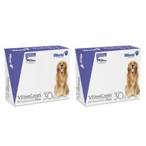 Kit 2 VermiCanis Plus Para Verme em Cães 30kg C/2 World