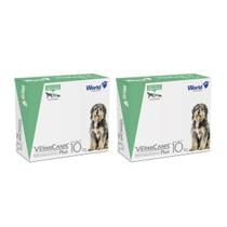 Kit 2 VermiCanis Plus Para Vermes em Cães 10kg C/4 World