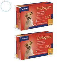 Kit 2 Vermífugo Endogard para Cães até 10kg Verme do Coração 2 Comprimidos - Virbac