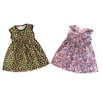 Kit 2 Vestidos Bebê Menina Roupa de Criança Algodão