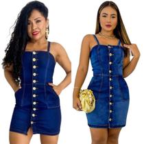 Kit 2 Vestidos Jeans Azuis: Duas Peças Clássicas - Koala Baby