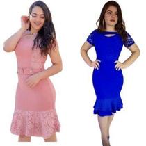 Kit 2 Vestidos Justo Moda Evangélica Casamento Civil Madrinha Barato Kit 2 Vestidos Justo Moda Evangélica Casamento Civil Madrinha Barato